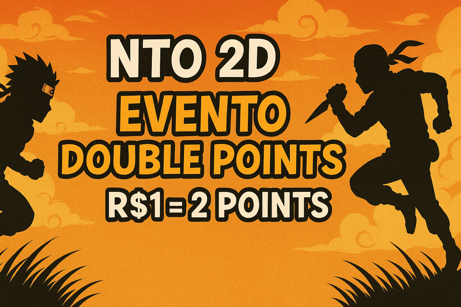 Evento Double Points - R$1=2 Points